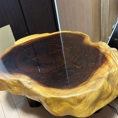 一枚物の木　テーブルの画像