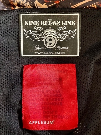 ナインルーラーズライン×アップルバム NINE RULAZ LINE×APPLEBUM