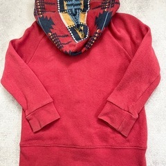ジャンクストア　パーカー　110サイズ　赤　グレーもありの画像