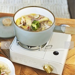 BRUNO カセットコンロミニ グリーンの画像