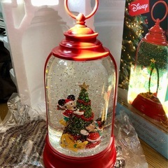 ディズニー 特大 スノードーム BIG ライト付き 美品 Xmas