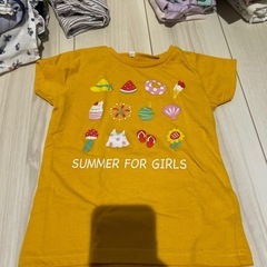 黄色のかき氷Tシャツ