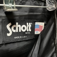 schott革パンツ34の画像