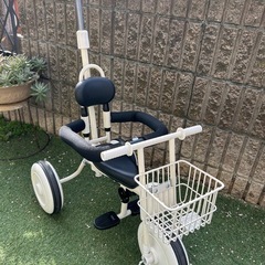 ♥️三輪車カゴ付き　ホワイト♥️の画像