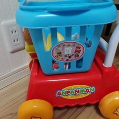 アンパンマン　買い物　カート　オモチャの画像