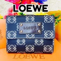 お得ポーチ付き●LOEWE●ロエベ ●財布●アナグラム●レザー●...