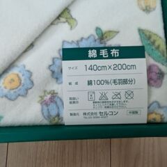 ミントン綿毛布の画像