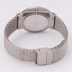 SKAGEN(スカーゲン)　腕時計メンズ　グリーン　シルバーの画像
