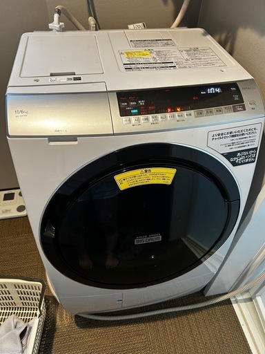 受け渡し決定しました。日立　ドラム式洗濯機