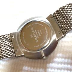 SKAGEN(スカーゲン)　腕時計メンズ　グリーン　シルバーの画像