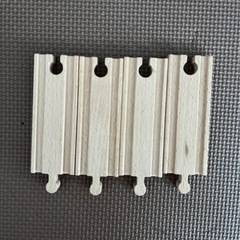 木製電車と線路セット　お値下げ！！の画像