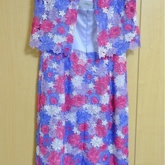 美品⭐︎ グレースコンチネンタル 花柄レース ワンピース ドレス 36の画像