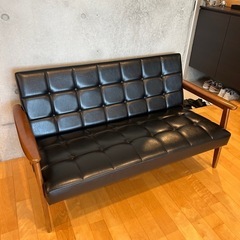 【最終値下げ】カリモク60 Ｋチェア　2シーター　ソファ