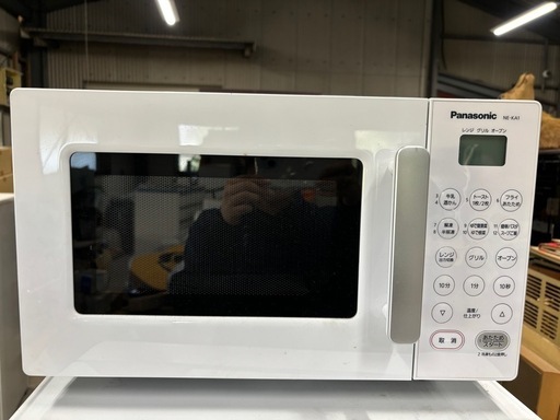 説明書付き 美品✨ Panasonic オーブンレンジ NE-KA1-W 2018年製 ホワイト 電子レンジ