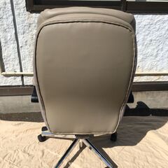 JM19144S)オフィスチェア ニトリ 昇降式 キャスター・ひじ掛け付き 幅：約66cm 高さ：約108～118cm 奥行：約72～139cm 中古品【取りに来られる方限定】の画像