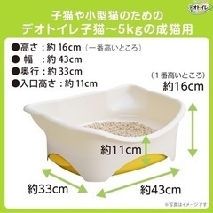 子猫　システムトイレの画像