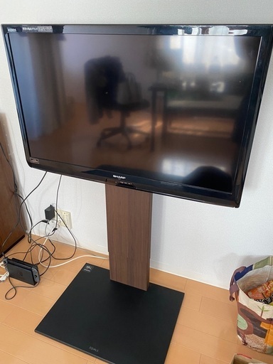 40V SHARP AQUOS TVスタンドwall付き