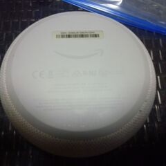 アマゾンアレクサ第３世代スマートスピーカー本体２台分アダプター１台分中古セット現状品（管理A -５）の画像