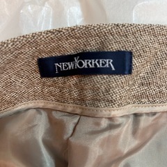 ニューヨーカー　ブラウンウールパンツ　11 L New Yorkerの画像