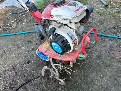 管理機ヤンマーと培土機セット