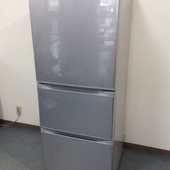 （11/11受渡済）JT9648【TOSHIBA/東芝 3ドア冷蔵庫】訳アリ品 2017年製 GR-H34S-S 家電 キッチン 冷蔵冷凍庫 右開きドア 自動製氷 330L