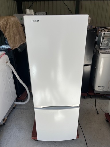 美品‼︎2020年製TOSHIBAノンフロン2ドア冷蔵庫170L/ホワイト/配送設置可能