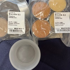 無印良品ポータブルディフューザー&
アロマミニキャンドル の画像