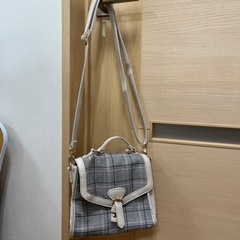 チェック柄ショルダーバッグ 