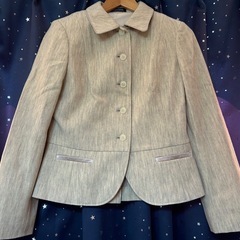 新品！ニューヨーカー　ツーピース　アイボリーウールスーツ　11 L