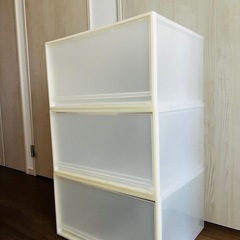 無印良品収納ケース大×3個