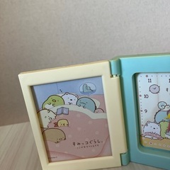 【再値下げ】すみっコぐらし　めざまし時計　写真立ての画像
