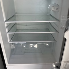 【付け替え両開き】2020年製アイリスオーヤマノンフロン2ドア冷蔵庫142L/引き出し冷凍庫/配送設置可能の画像