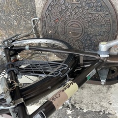 子供乗せ自転車　22インチ　変速3段の画像