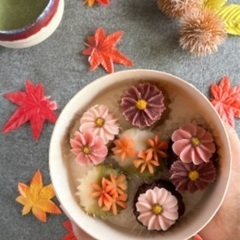 【10/14(祝)あんこのお花体験】フラワーカップケーキのミニワークショップの画像