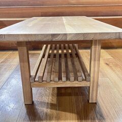 家具 生活家具 ACTUS　センターテーブル　ナチュラルの画像