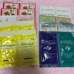 使い捨てシャンプーリンスセット