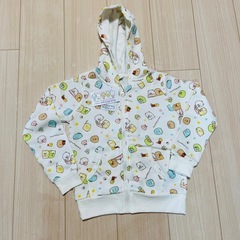 【新品】 すみっコぐらし フード付き パーカー 子供用パーカー 裏起毛 120の画像