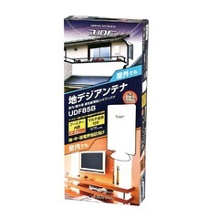 【新品未使用】地デジアンテナ　薄型UHFアンテナ(ブースター内蔵...