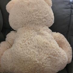 今日！入札！存在感ある　大きな、くまのぬいぐるみ！大喜び！の画像