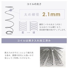 決まりました🙇ダブル  ベッドマットレス 厚さ17cmの画像