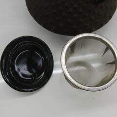 南部鉄器 岩鋳 3型平アラレ 0.35リットル 急須 岩手 おしゃれ 丁寧な暮らし 工芸品 茶器 釜敷 丸アラレ (小) 札幌 手稲の画像