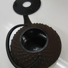 南部鉄器 岩鋳 3型平アラレ 0.35リットル 急須 岩手 おしゃれ 丁寧な暮らし 工芸品 茶器 釜敷 丸アラレ (小) 札幌 手稲の画像