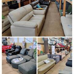 【愛品倶楽部柏店】a.depeche (アデペシュ) アームレスソファ fath day sofa ライトグレー カバーはドライクリーニング可能の画像