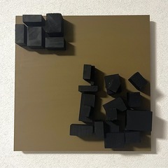 テクスチャーアート　ウェルカムボード　現代アート　抽象画