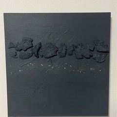 テクスチャーアート　ウェルカムボード　現代アート　抽象画
