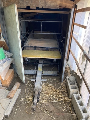 手押し耕運機ロータリー無しとトレーラーセット