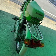 スージー　fa50 バイク屋さんに　展示中の画像