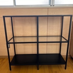 中古・IKEA・ヴィットショー シェルフユニット ラップトップテーブル付・引取可 中古】[IKEA] ヴィットショー シェルフユニット ラップトップ
