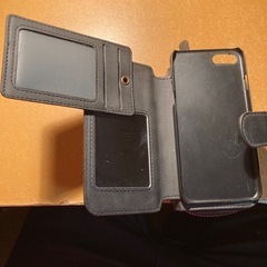 iPhoneSE用のケース　カード8枚　免許証　小銭入れ　札入れ...