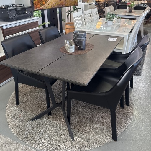 セラミックダイニングテーブルセット